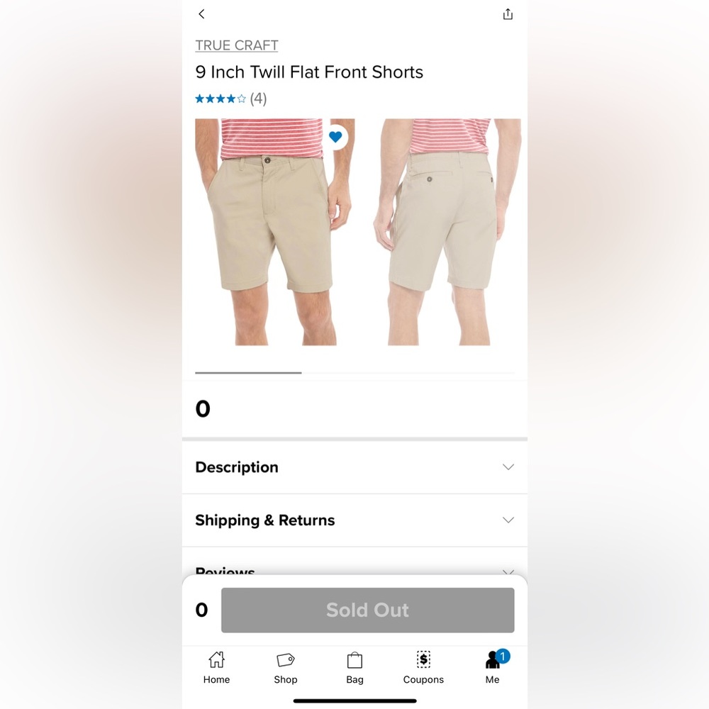 Bundle of Men’s True craft khaki shorts